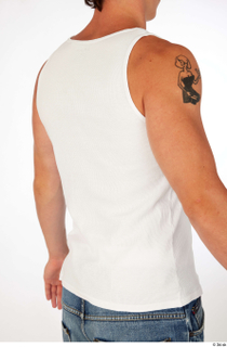 Lyle casual dressed upper body white tank top 0006.jpg